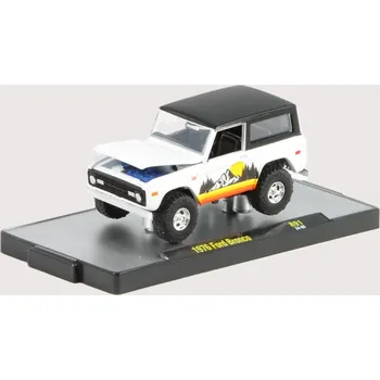 autíčko Ford Bronco USA 1976 1:64 - M2 Machines Ford Bronco - kovový model