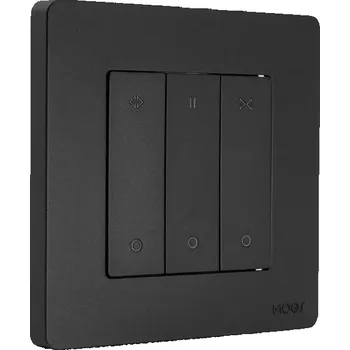 Centrální jednotka pro chytrou domácnost MOES Curtain Switch - Zigbee ovladač rolet Šedá Použitý