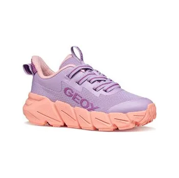 Dívčí tenisky Sneakersy Geox J Flexyper Fast Girl J55N5A 0149J C8R7Q S Fialová 32