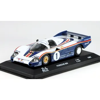 autíčko Porsche 956 #1 J.Ickx D.Bell 1982 1:43 - Spark Model časopis s modelem Porsche 956 - kovový model