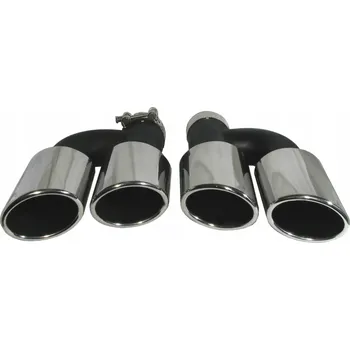 Koncovka výfuku INOX 75449 Koncovka výfuku 250x185x58mm AUDI - 2ks