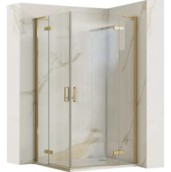 Sprchová kabina REA Hugo 80x100 Gold Brush