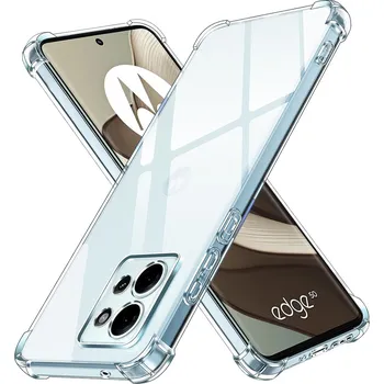 Pouzdro na mobilní telefon Techsuit Shockproof silikonový obal Motorola Edge 50 průhledný