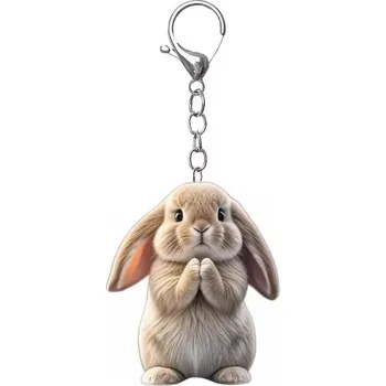 Přívěsek na klíče králíček