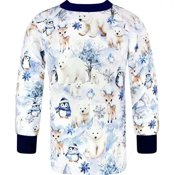 Chlapecké tričko V-Mart, Dětské tričko s dlouhým rukávem Zvířátka na horách 140