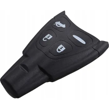 Autoklíč Náhradní obal klíče 4-tlačítkový, SAAB 93 9-3 95 9-5