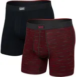 boxerky SAXX VIBE XTRA SC BB FLY 2PK spcd strp/b M