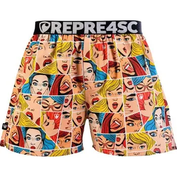 Pánské spodní prádlo TRENKY REPRESENT EXCL. MIKE POP ART BABE - béžová - XXL + při osobním odběru 427 Kč