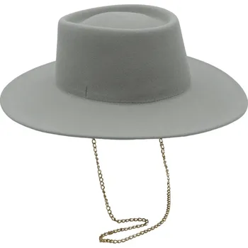 Klobouk Dámský plstěný šedý klobouk Amber - Mayser Velikost: 57 cm (M)