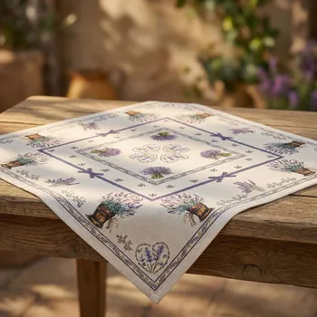 ubrus Ubrus s levandulí LILAC 93 × 93 cm