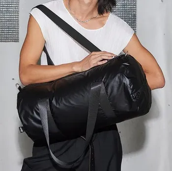 Kabelka LOQI taška Weekender METALLIC BLACK