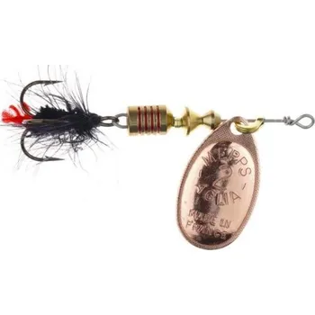 Umělá nástraha Rotační třpytka Mepps Aglia Mouche Vel.00 1,5g Měděná/Černá