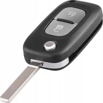 Autoklíč Náhradní obal klíče 2-tlačítkový, RENAULT CLIO III IV MODUS FLUENCE (VA2)