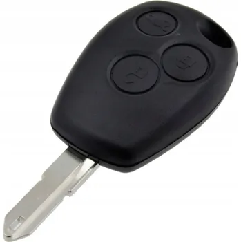 Autoklíč Náhradní obal klíče 3-tlačítkový, RENAULT, NISSAN (NE72) Frekvence 433 MHz + Transpondér