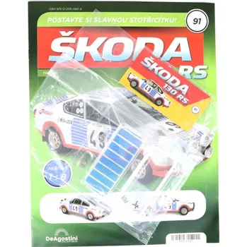 autíčko DeAgostini Škoda 130 RS 1:8 - časopis #91 se stavebnicí Škoda 130 RS 1:8 - časopis #91 se stavebnicí