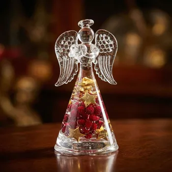 Vánoční dekorace Figurka anděla DREAMLIGHT 10 cm mix vzorů