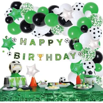 Přisada na vaření a pečení Balónková girlanda Fotbal 131ks - Cakesicq | Cukrářské potřeby