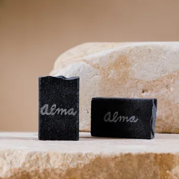 Mýdlo Alma Černý smrk - Solné mýdlo 110 g Solné mýdlo s černým smrkem