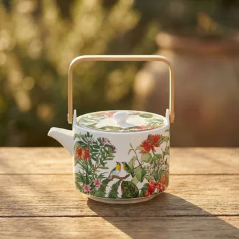 Konvice na čaj Čajová konvice s tropickým vzorem EASY LIFE 800 ml