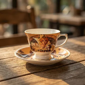 Šálky s podšálky COFFEE 240 ml 2 ks