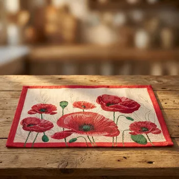 prostírání Prostírání s máky CAYETANA 33 × 45 cm