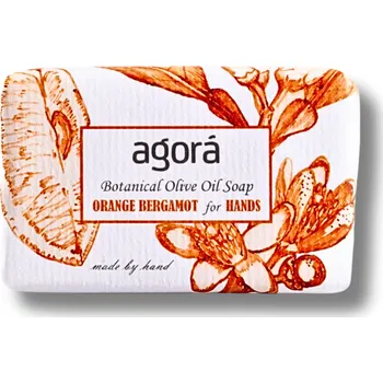 Mýdlo Soaperb | Pomerančové olivové mýdlo z kolekce Agorá Obsah: 50 g na ruce a tělo • rozjasňuje • hydratuje • antioxidační