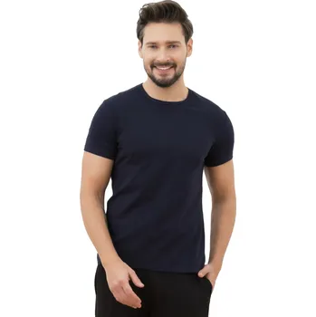 Pánské tričko Pánské triko s krátkým rukávem Italian Fashion Ikar M Černá