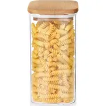 Orion Dóza hranatá sklo / bambus 1,7 l