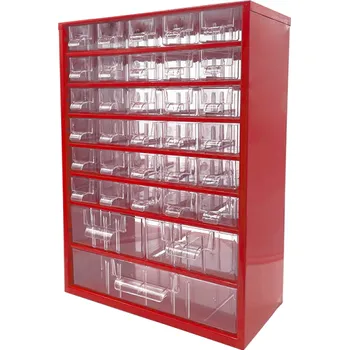 TOKOZ Zásuvkový organizér 09 30S 2M 1L červený