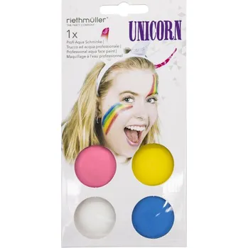 Karnevalový doplněk Riethmuller Profi barvy na obličej jednorožec
