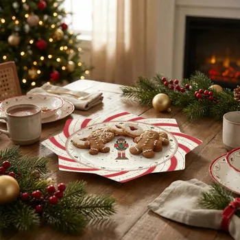 Talíř ve tvaru hvězdy s louskáčkem EASY LIFE 32 cm