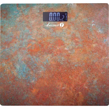 Osobní váha Přesná elektronická osobní váha Łucznik skleněná do 150 kg LCD slim