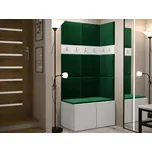 Botník MOB 84 x 186 x 44 cm bílá