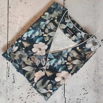 Dámská mikina Mikina Flores Premium - kvetoucí zahrada v noci L