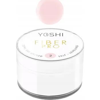 Lak na nehty YOSHI Gel Samovyrovnávací Fiber PRO Gel UV LED No2 15ml