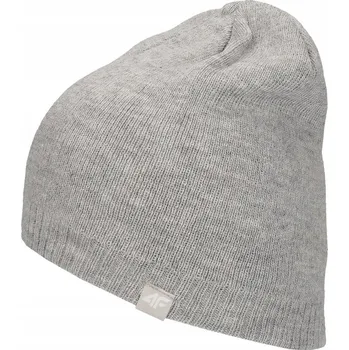 Čepice 4F zimní čepice beanie šedá, velikost S/M