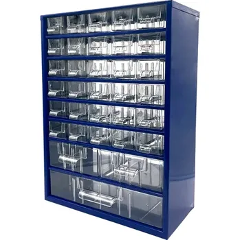 Skříňka na nářadí TOKOZ Zásuvkový organizér 09 / 30S, 2M, 1L - RAL 5002 - Modrá (závěsná skříňka Mars 6741)