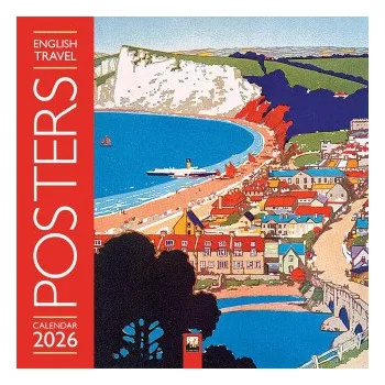 Kalendář English Travel Posters Wall Calendar 2026 (Art Calendar) (Kalendář)