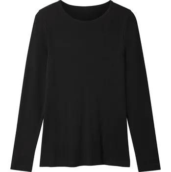 Dámské tričko esmara® Dámské triko s dlouhými rukávy (černá, L(44/46))