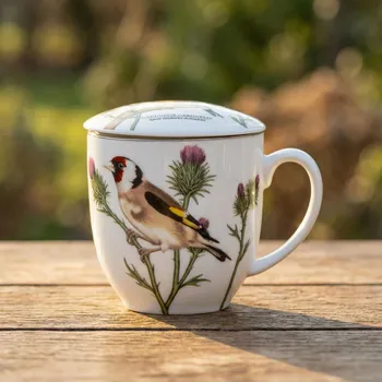 Hrnek s filtrem a víčkem SZCZYGIEŁ 380 ml