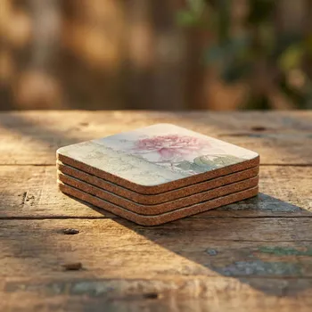 Korkové podložky EASY LIFE PAULA SCALETTA 10,5 × 10,5 cm 4 ks