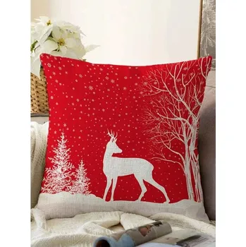 Povlak na polštářek Povlak na polštář s vánočním motivem 43x43 cm – Mila Home ID_1693512