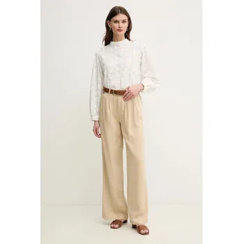 Dámská halenka Bavlněná halenka Hoss Intropia 6289131 bílá 00X, vel. XL