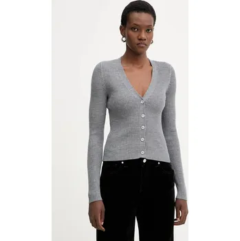Dámský svetr Kardigan s příměsí vlny Pinko 105506.A18M šedá 90X, vel. XL