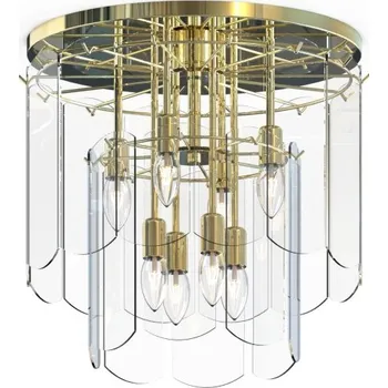 Stropní svítidlo 43 cm 8x E14 zlaté Zuma Line NIRA MX3523-8M-EGN