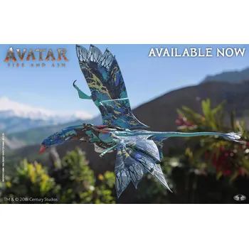 Figurka Avatar: Fire and Ash - sběratelská figurka Neytiri Banshee 76 cm
