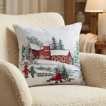 Povlak na polštářek Vánoční povlak na polštář KISS SLED-NV1 45 × 45 cm