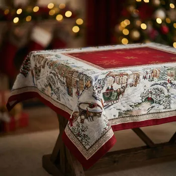 ubrus Vánoční ubrus BENASK 137 × 260 cm