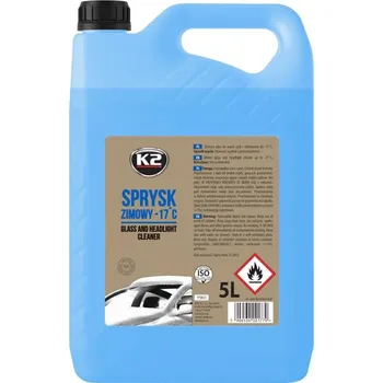 Náplň do chladiče a ostřikovače Zimní kapalina do ostřikovačů K2 -17C 5L