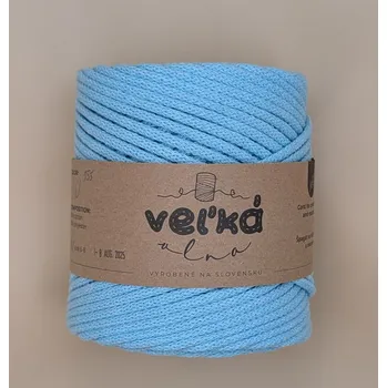 Příze Velká vlna Špagát 5mm Mentolka (Špagátová příze 5mm Mentolka)